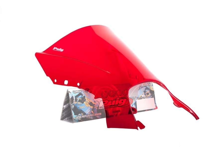 Windscreen PUIG RACING 5251R crven