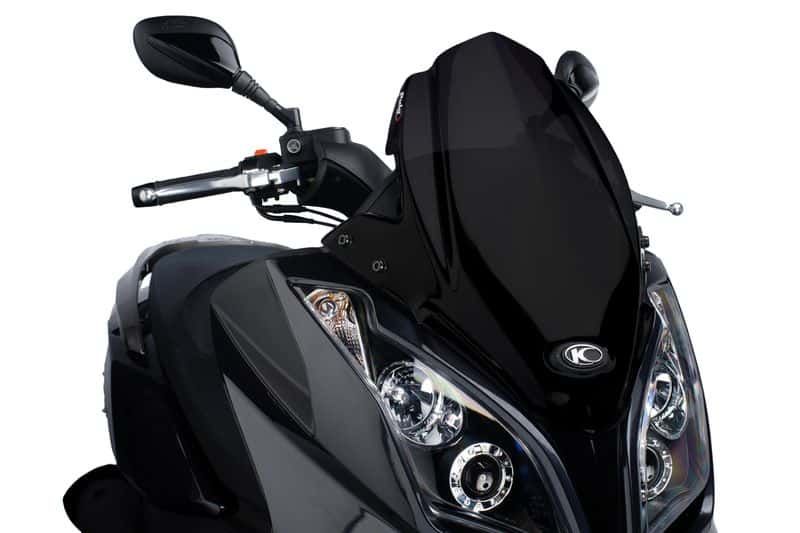 Windshield PUIG V-TECH LINE SPORT 5522N Crni