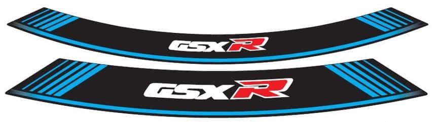 Rim strip PUIG GSXR 5525A plavi set of 8 rim strips