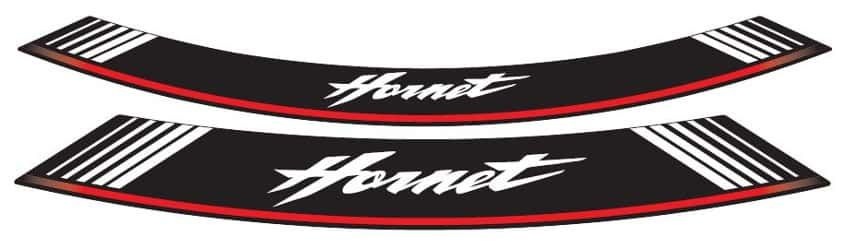 Rim strip PUIG HORNET 5526P silver set of 8 rim strips