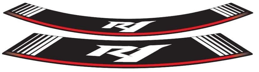 Rim strip PUIG R1 5529P silver set of 8 rim strips