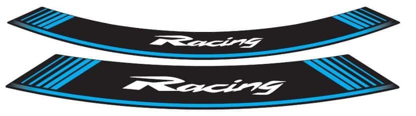 Rim strip PUIG RACING 5531A plavi set of 8 rim strips