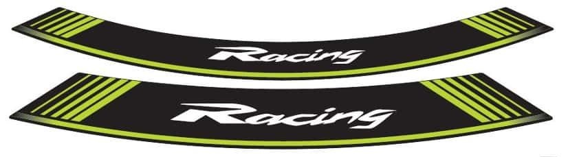 Rim strip PUIG RACING 5531V green set of 8 rim strips