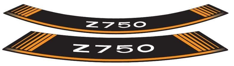 Rim strip PUIG Z750 5545T orange set of 8 rim strips