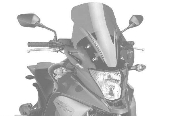 Windscreen PUIG TOURING 5639N Crni