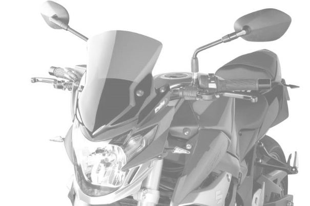 Windshield PUIG NEW. GEN SPORT 5646N Crni