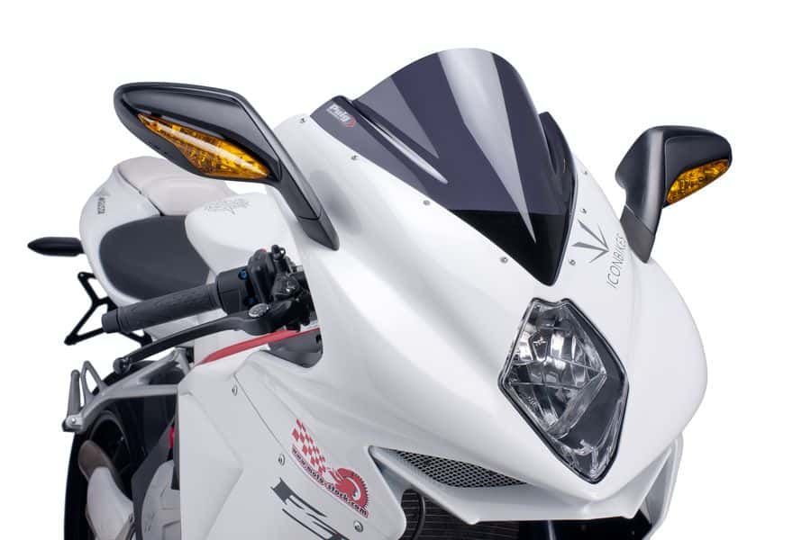 Windscreen PUIG RACING 5651F dark smoke
