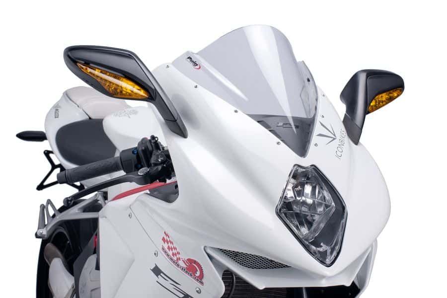 Windscreen PUIG RACING 5651W transparent