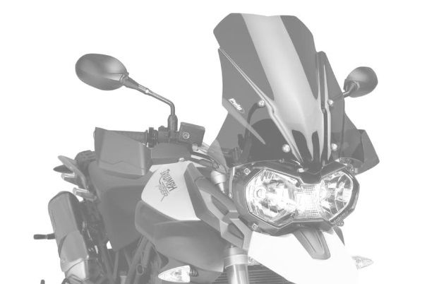 Windscreen PUIG TOURING 5652N Crni