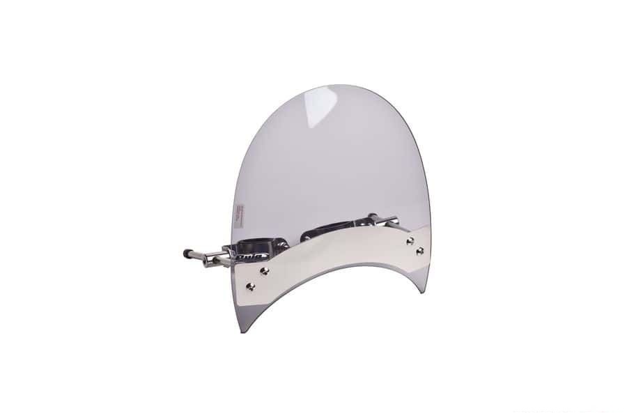 Windshield PUIG ROADSTER 5932H smoke universal, fixations on handelbar