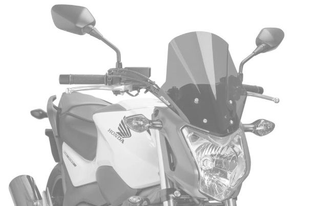 Windscreen PUIG RACING 5991A plavi