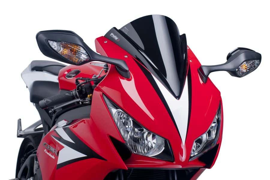Windscreen PUIG RACING 5994N Crni