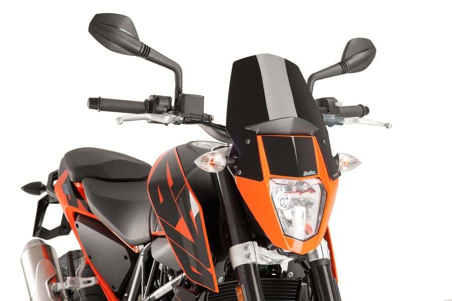Windshield PUIG NEW. GEN SPORT 6009N Crni