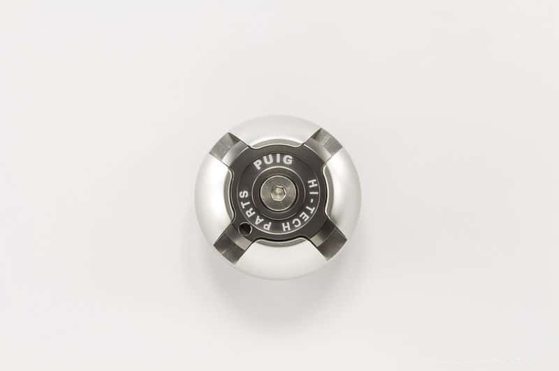 Plug oil cap PUIG 6157P silver M27x3