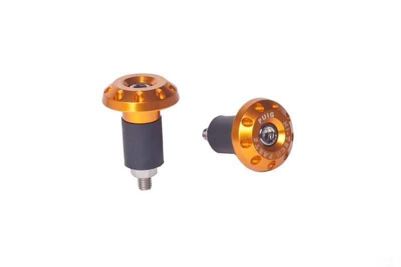 Universal bar ends PUIG RACE 6222O zlato D 13-18mm