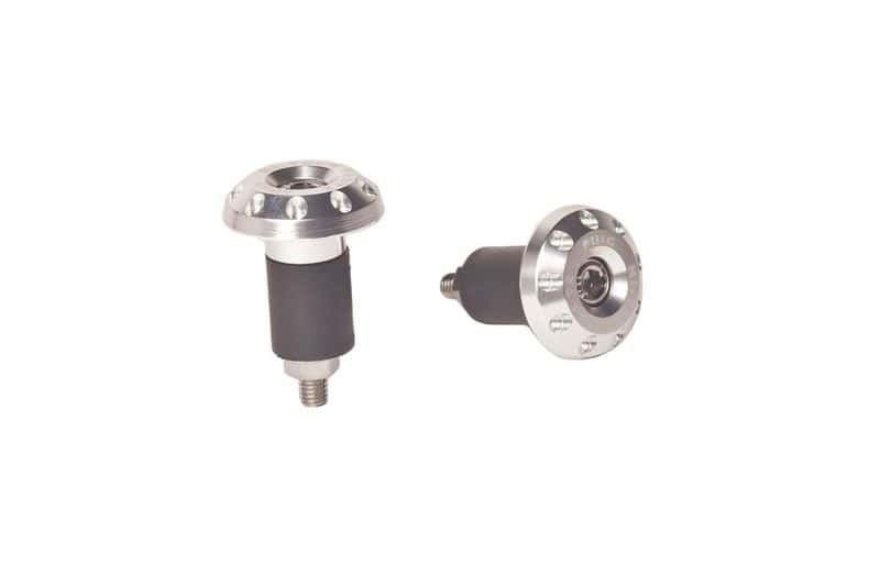 Universal bar ends PUIG RACE 6222P silver D 13-18mm