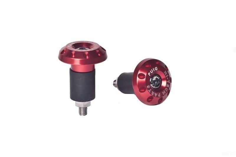 Universal bar ends PUIG RACE 6222R crven D 13-18mm