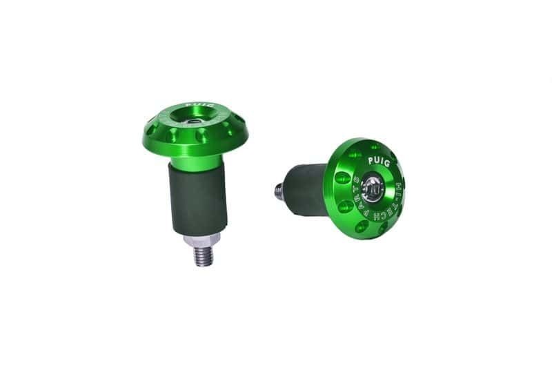 Universal bar ends PUIG RACE 6222V green