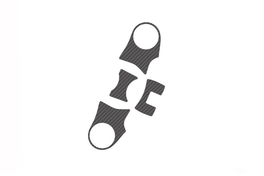 Yoke protector PUIG X-TREME 6225C carbon look for HONDA NC 700 S / X 2012-2013, HONDA NC 750 X / XD 2014-2015