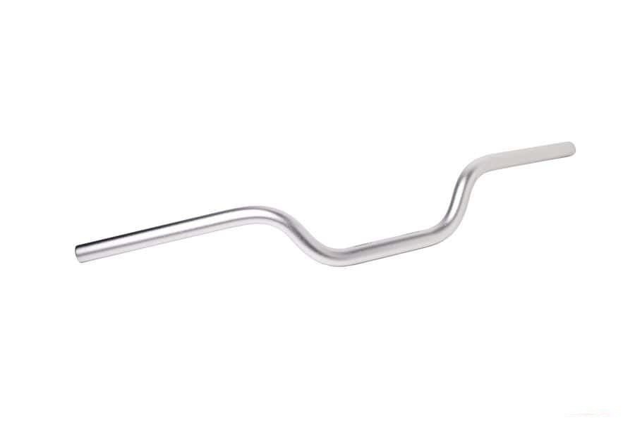 Handlebar PUIG CYLINDRICAL 6242P silver D 22mm,  H 76mm