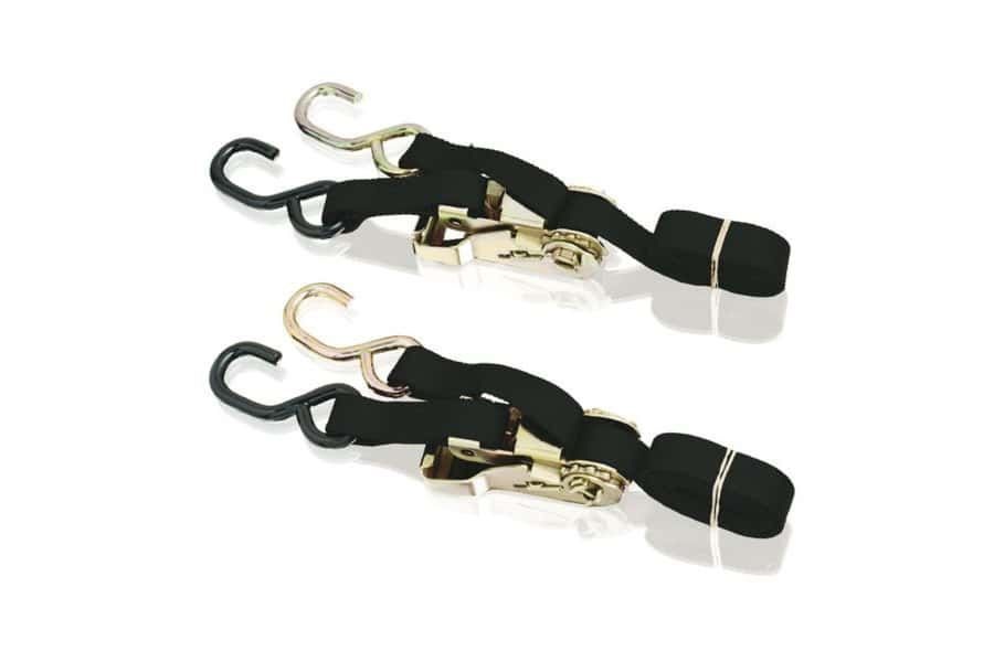 Straps PUIG TIE DOWN WITH HOOKS 6274N Crni pair