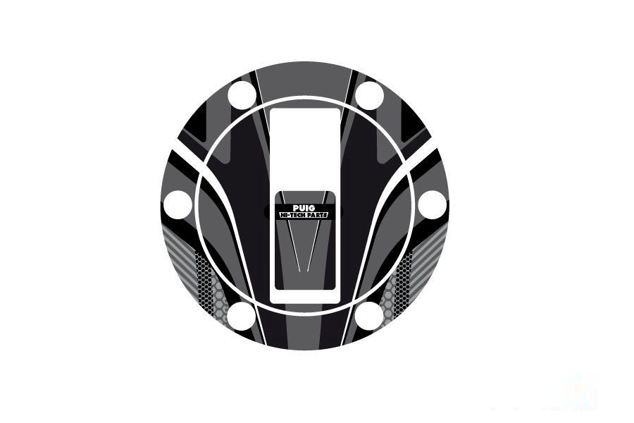 Fuel cap cover PUIG RADIKAL 6294U grey