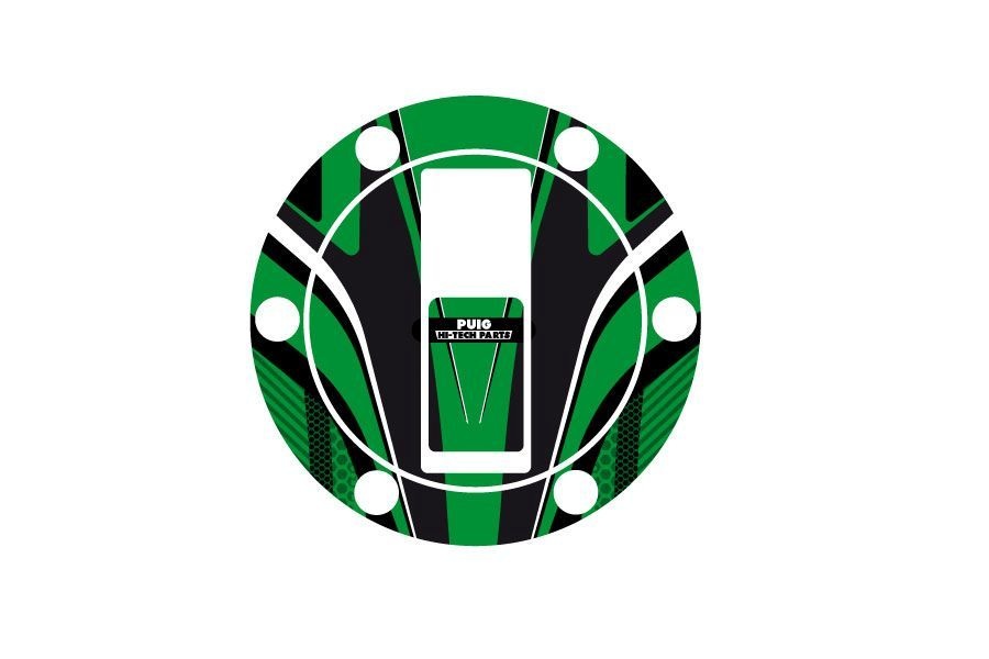 Fuel cap cover PUIG RADIKAL 6294V green