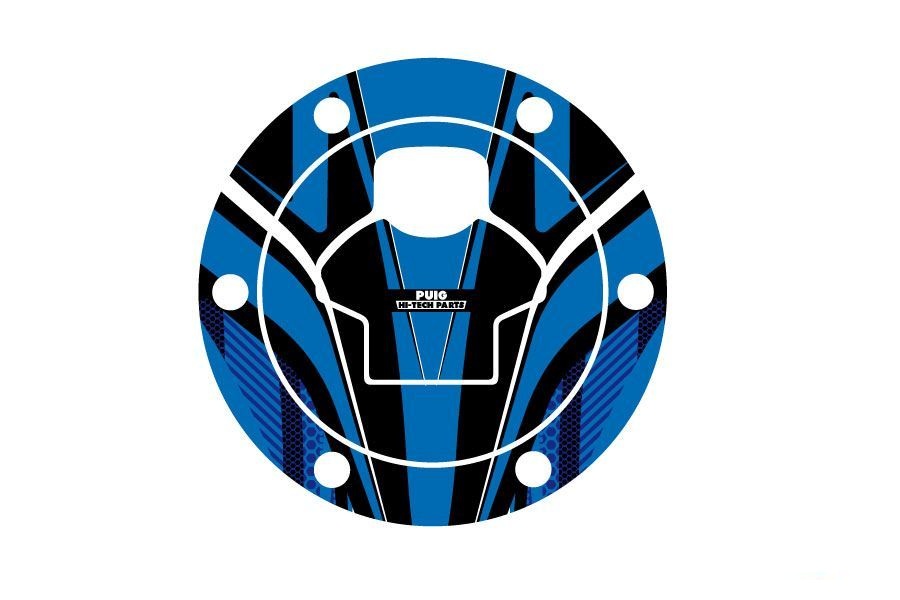 Fuel cap cover PUIG RADIKAL 6298A plavi