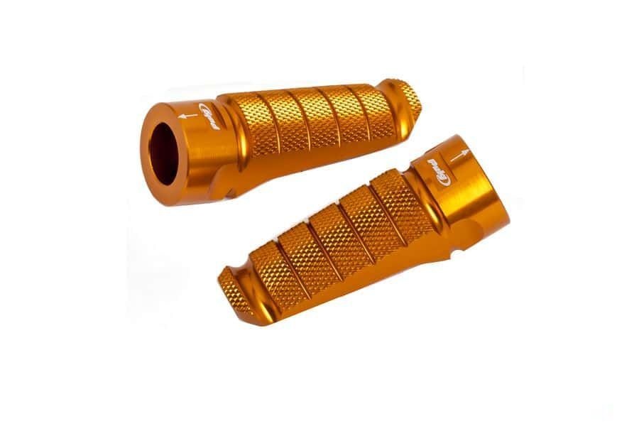 Footpegs without adapters PUIG RACING 6301O zlato