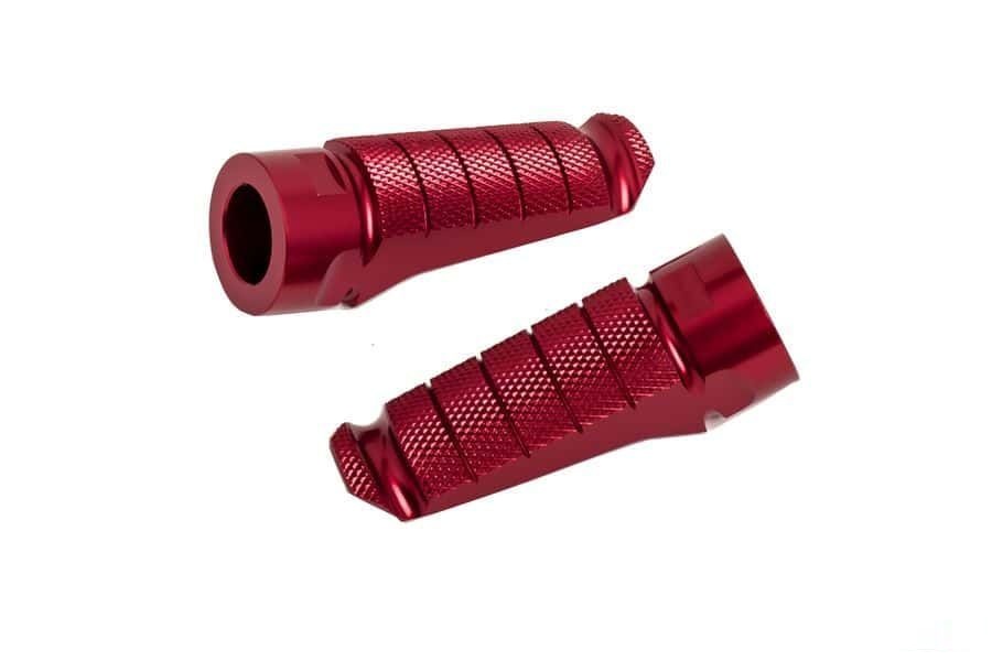 Footpegs without adapters PUIG RACING 6301R crven