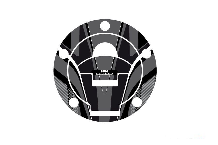 Fuel cap cover PUIG RADIKAL 6304U grey