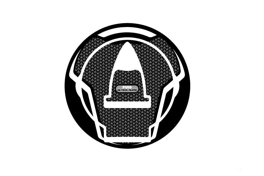Fuel cap cover PUIG NAKED 6305U grey