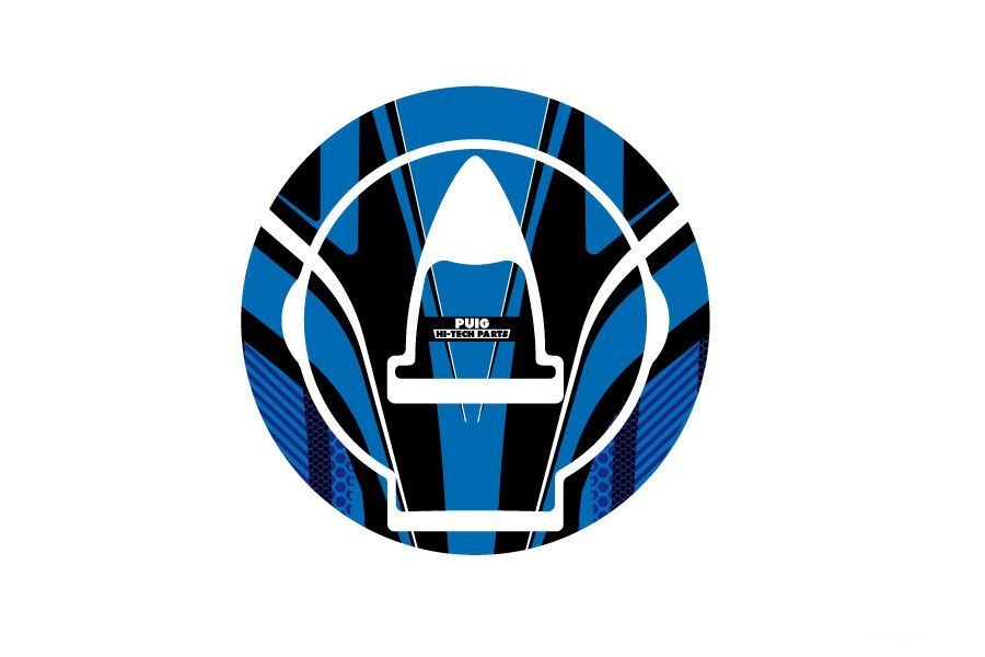 Fuel cap cover PUIG RADIKAL 6306A plavi