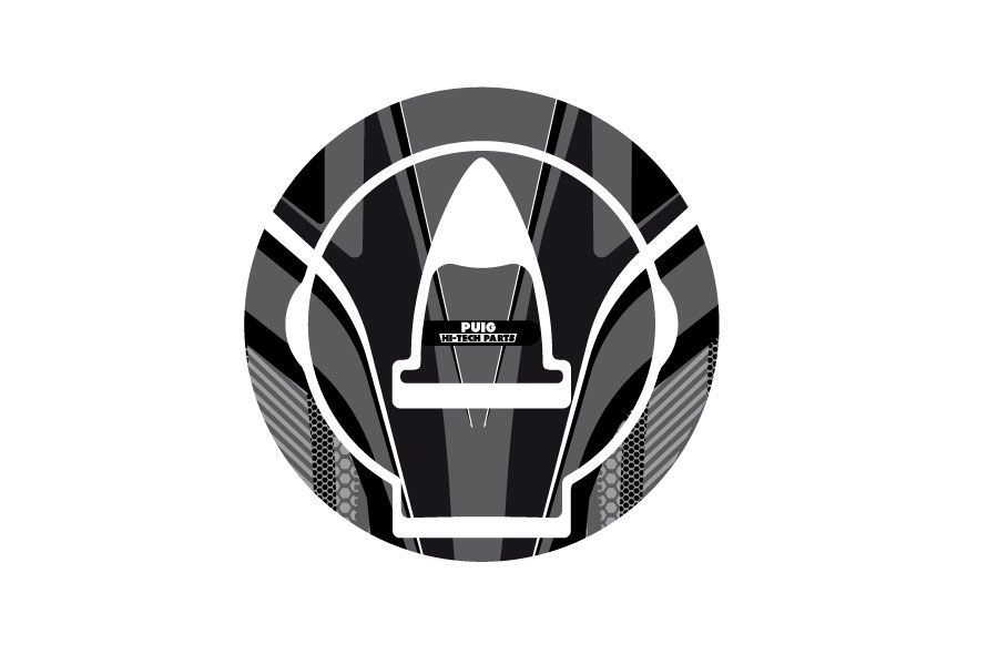 Fuel cap cover PUIG RADIKAL 6306U grey