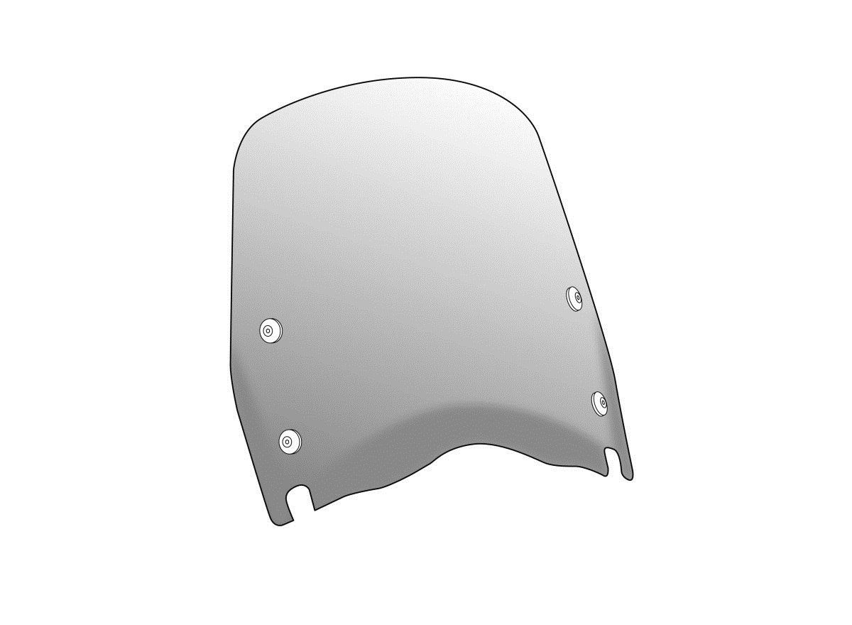 Windshield PUIG T.S. 6371W transparent universal