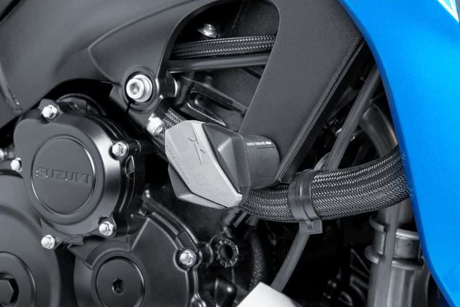 Spare rubber end protector PUIG R12 6378U grey