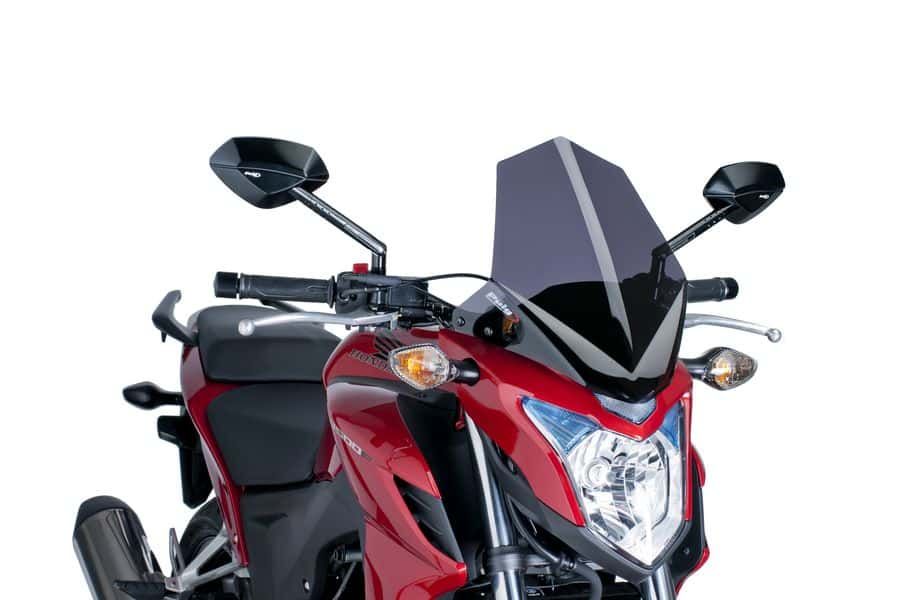 Windshield PUIG NEW GEN. SPORT 6437F dark smoke
