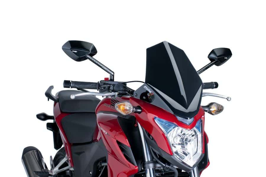 Windshield PUIG NEW. GEN SPORT 6437N Crni
