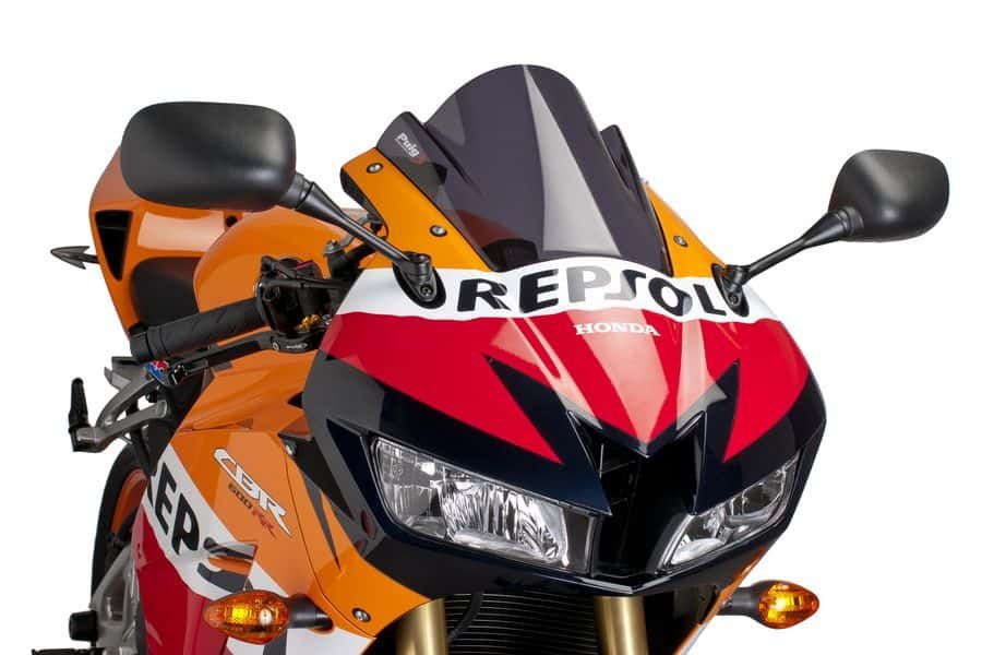 Windscreen PUIG RACING 6478F dark smoke