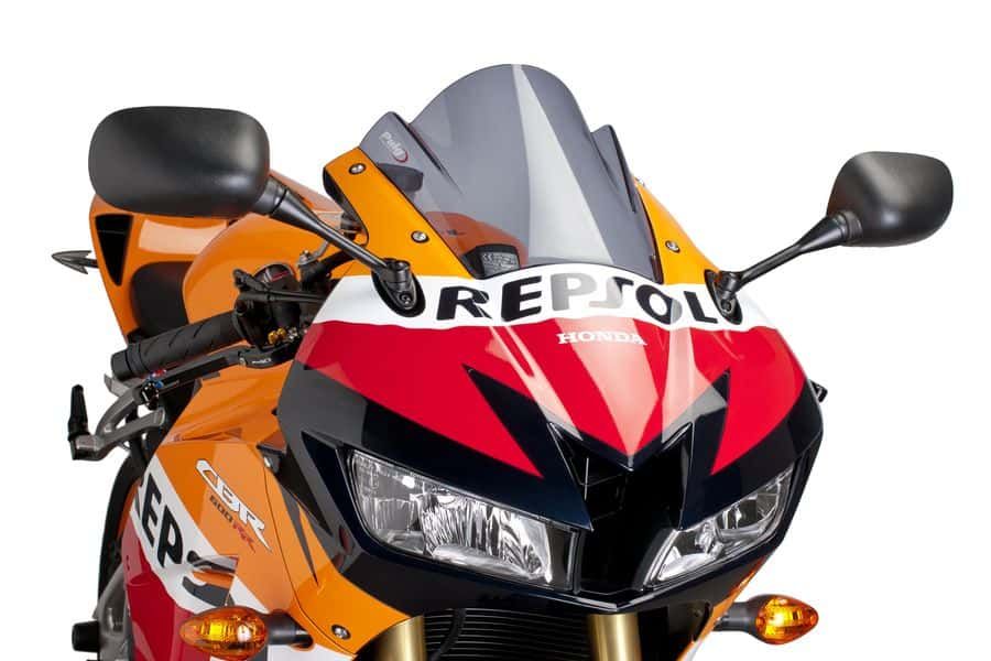 Windscreen PUIG RACING 6478H smoke for HONDA CBR 600 RR 2013-2016
