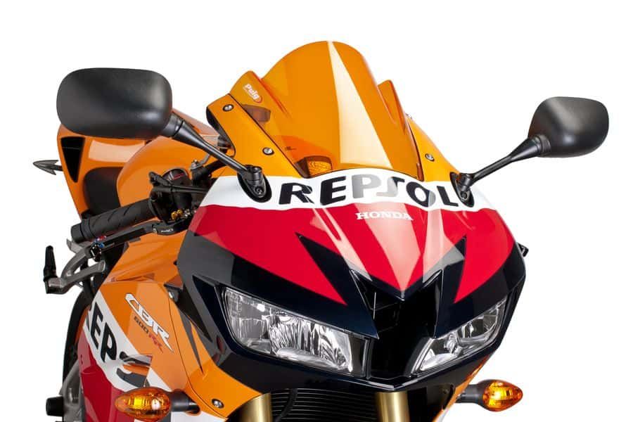 Windscreen PUIG RACING 6478T orange