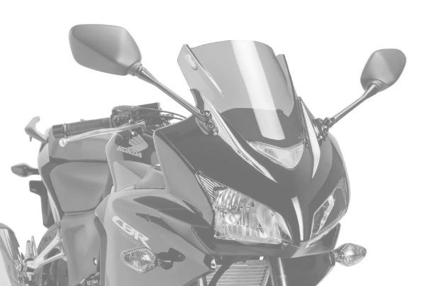 Windscreen PUIG RACING 6479C carbon look