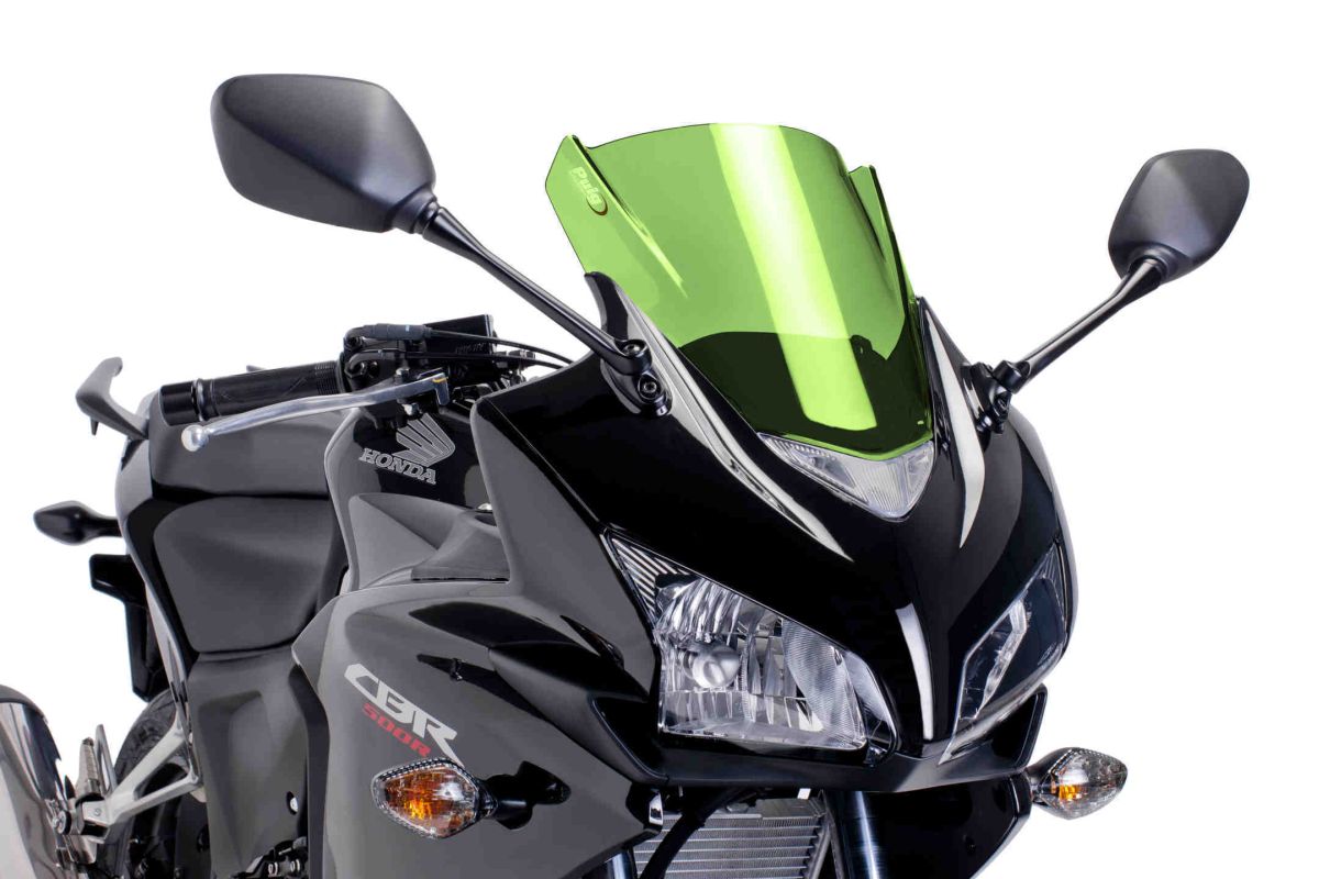 Windscreen PUIG RACING 6479V green