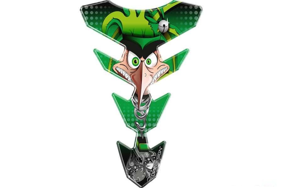 Tank pad PUIG JOKER 6496V green