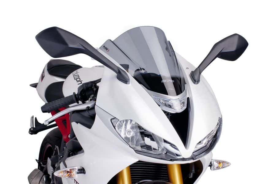 Windscreen PUIG RACING 6498H smoke for TRIUMPH Daytona 675 2013-2017