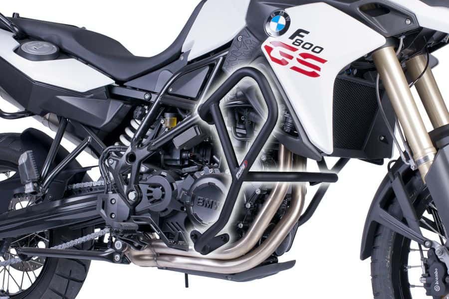 Engine guards PUIG 6537N d 25mm Crni