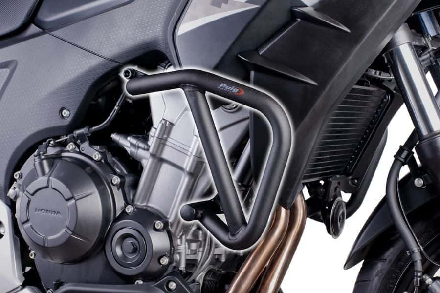 Engine guards PUIG 6539N d 25mm Crni