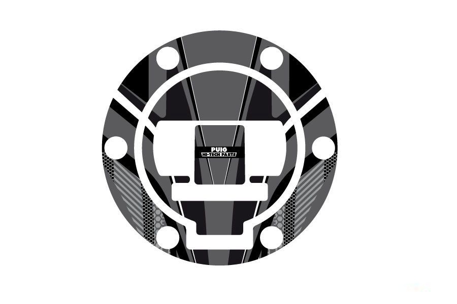 Fuel cap cover PUIG RADIKAL 6825U grey
