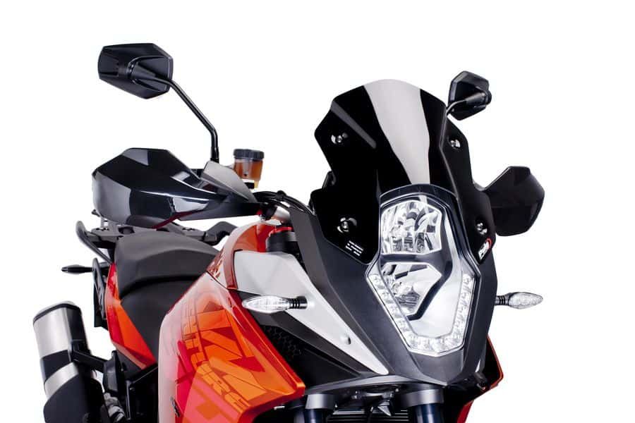 Windscreen PUIG RACING 6847N Crni