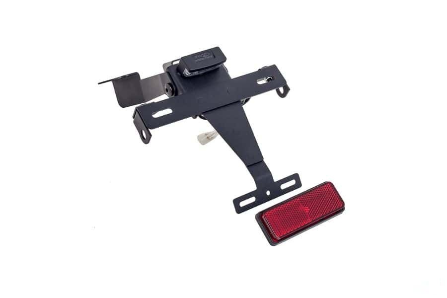 Adjustable license support PUIG 6885N Crni